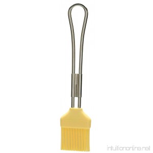 RSVP Endurance Silicone Pastry Brush With Stainless Steel Handle Yellow - B000F7FX5U